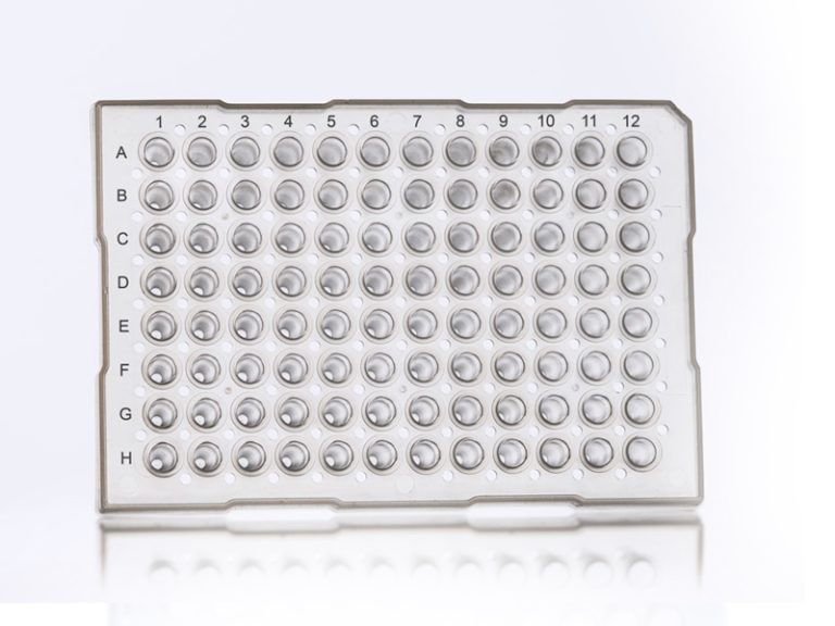Azenta 96 Rack Azenta 96 Well Semi-Skirted Frosted PCR Plate With Upstand, ABI Style ...