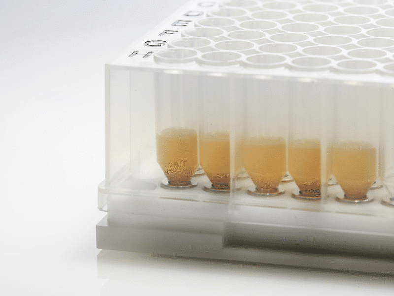 Azenta 96 Round Deep Well Storage Clear Microplate, For Magnetic Separators; 50 plates - Image 1