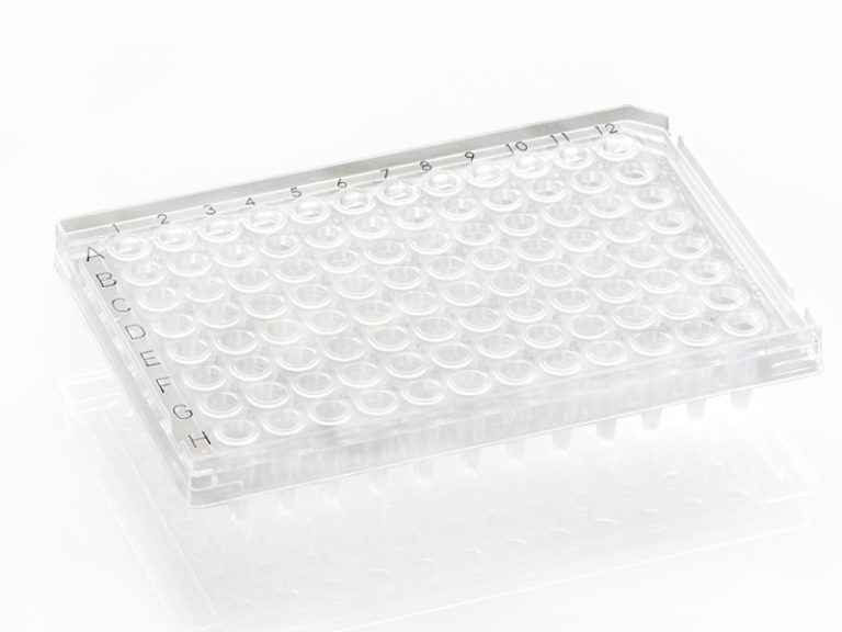 Azenta 96 Rack Azenta FrameStar 96 Well Semi-Skirted PCR Clear Wells, Clear Frame ...