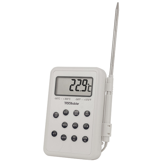 Traceable Water-Resistant Data Logging Thermistor Thermometer - Image 1