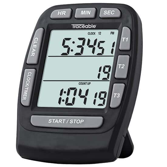 Traceable Triple-Display Digital Clock/Timer - Image 1